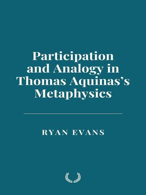 cover image of Participation and Analogy in Aquinas's Metaphysics